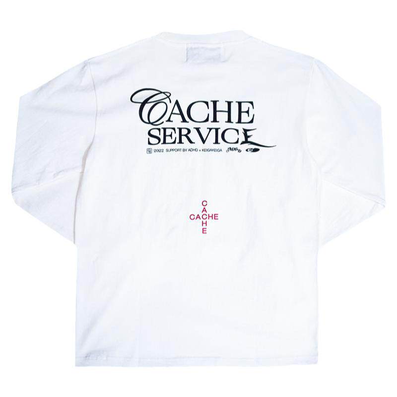 CACHE SERVICE by ADHD*KEIGAKEIGA 基础款长袖T恤