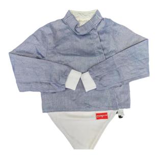 佩剑金属衣CE认证儿童成人参赛导电服粉色蓝色可洗击剑服比赛上衣