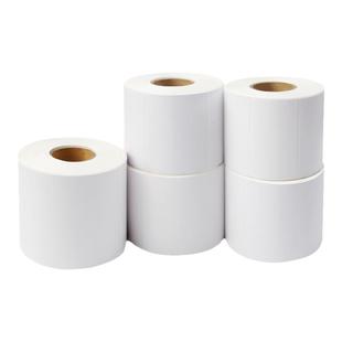 铜版热转印打印机标签纸60*30 40 50 70 80空白不干胶条形码物流标签贴纸仓库超市服装吊牌包装打印纸条码纸