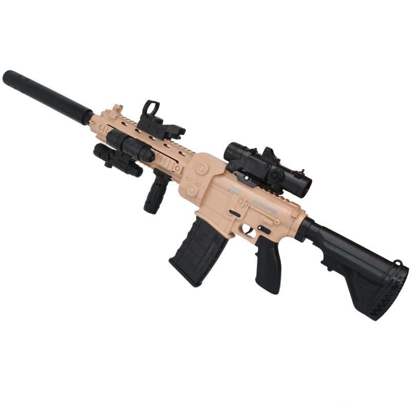 大号电动发射M416软弹玩具枪