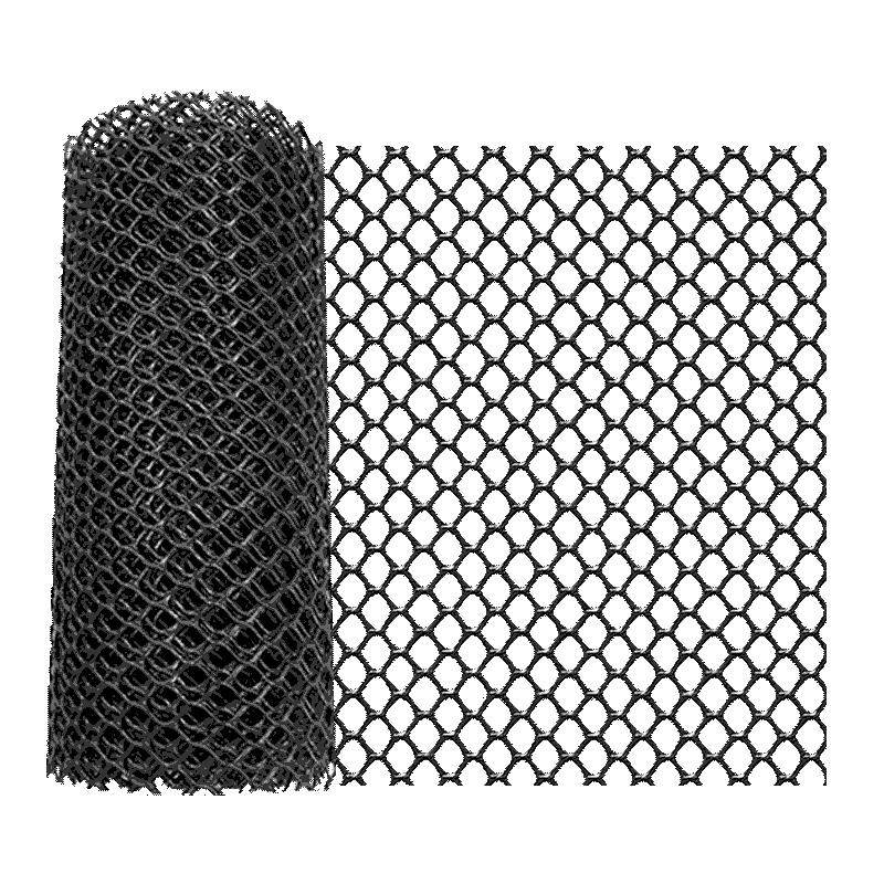 防掉阳台防护网窗户防猫黑色儿童垫板安全网防盗窗塑料围栏网网格