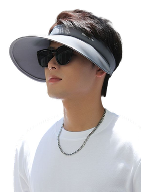 冰丝大檐防晒帽男士户外防紫外线