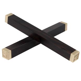 树林丰 红木镇纸黑紫檀书镇镇尺木镇子文房四宝书法用品创意礼品