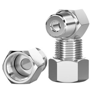 304不锈钢内外丝接头压力表接头内外丝转换头1/8 1/4 3/8 1/2 1分