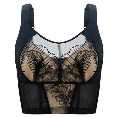 全罩杯内衣大胸显小收肚腩文胸