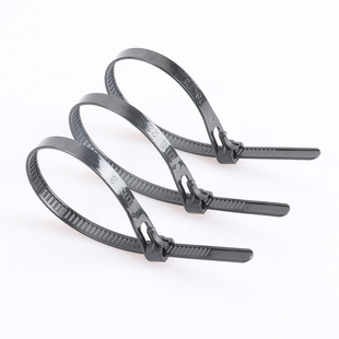 可使用尼龙扎带能拆能退松紧一拉得捆绑固定卡扣活扣重复捆扎绑扎