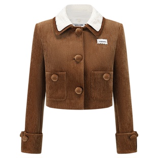 【许靖韵同款】SHRO ENRO 春季新款可拆卸美拉德外套半裙时尚套装