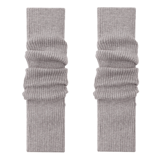 purpleguys奶咖保暖堆堆小腿套女冬加厚连裤袜美拉德显瘦羊毛袜套