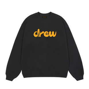 SENIOR DREW圆领卫衣男经典字母纯棉美式贾斯汀比伯同款上衣情侣