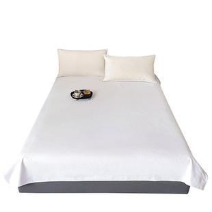 纯棉加厚帆布床单单件制式白床单军训单人学生宿舍上下铺防皱垫单