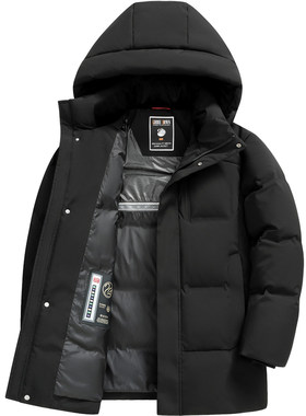 雪中飞鹅绒羽绒服中长款冬季外套
