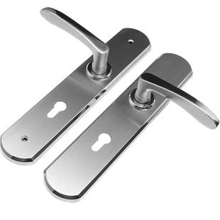 *域堡门锁304不锈钢机械门锁卧室卫生间执手锁具木门锁385B58