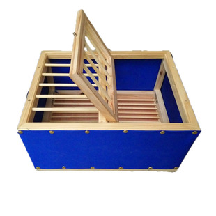 鸽子用品用具实木折叠鸽笼信鸽训放笼放飞笼鸽子笼不锈钢帆布笼