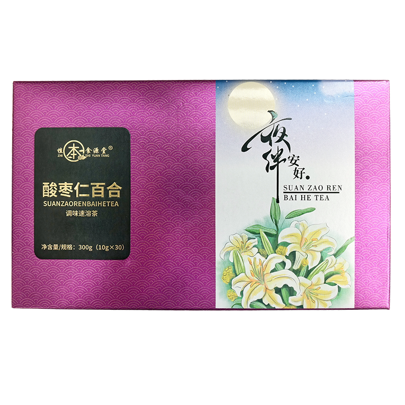 杜仙酸枣仁百合茯苓大枣睡眠茶