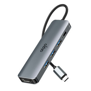 爱国者macbook拓展坞苹果电脑转接头typec扩展坞hdmi高清转换器扩展器雷电笔记本配件usb多接口hub集分线器