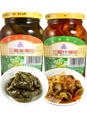 三和咸菜什锦菜酸黄瓜375g*2瓶