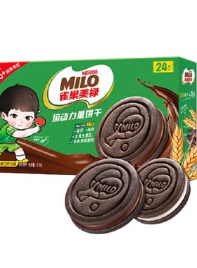 徐福记巧克力味夹心盒装饼干216g