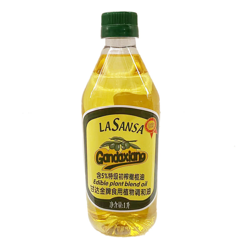 胜牌橄榄油 胜牌甘达榄油调和油 含5%特级初榨橄榄油1L
