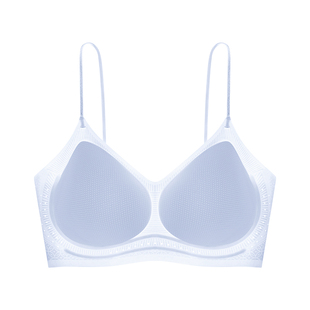草本初色内衣女士聚拢小胸超薄凉感无痕细肩带美背10A抑菌文胸罩