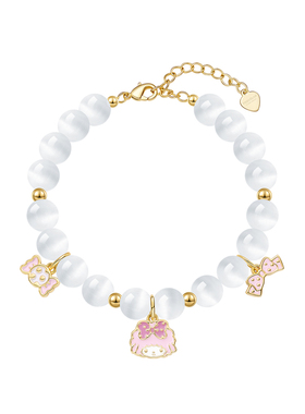 潮色绘必爱诺水晶手串女款