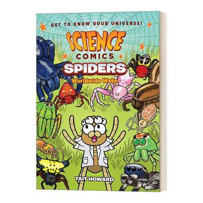 英文原版科学漫画系列蜘蛛