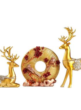 摆设欧式风轻奢创意酒柜客厅桌面