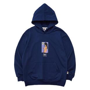 Battles秋冬美式怀旧游戏重磅纯棉印花连帽卫衣宽松帽衫上衣外套