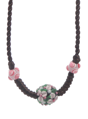 日式琉璃珠吊坠本命年送礼物项链