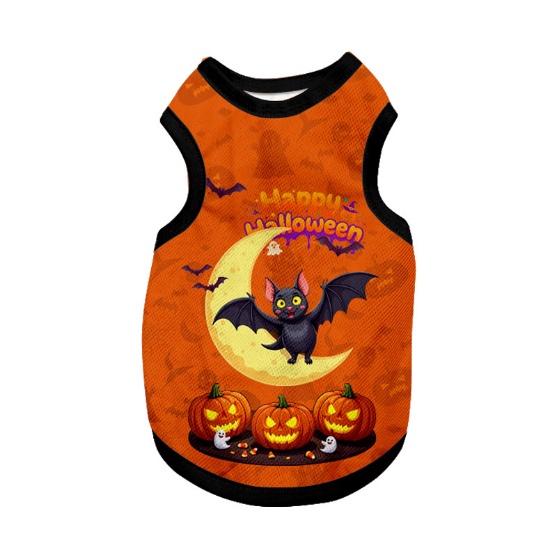Halloween万圣节南瓜小幽灵背心