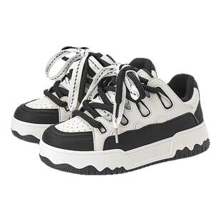 会说话的汤姆猫鞋子男鞋面包鞋春秋款情侣板鞋学生透气厚底休闲鞋