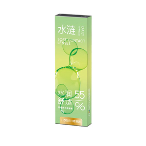 海俪恩隐形眼镜日抛10片近视透明30一次性抗UV近视带度数官方正品