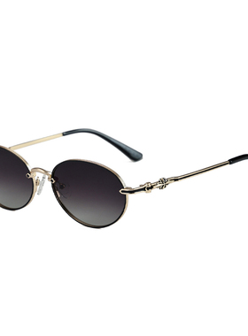 欧美复古偏光墨镜女开车专用近视