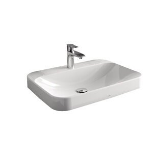 TOTO台上盆智洁LW5615B 5616CB家用桌上式面盆艺术方形(07)