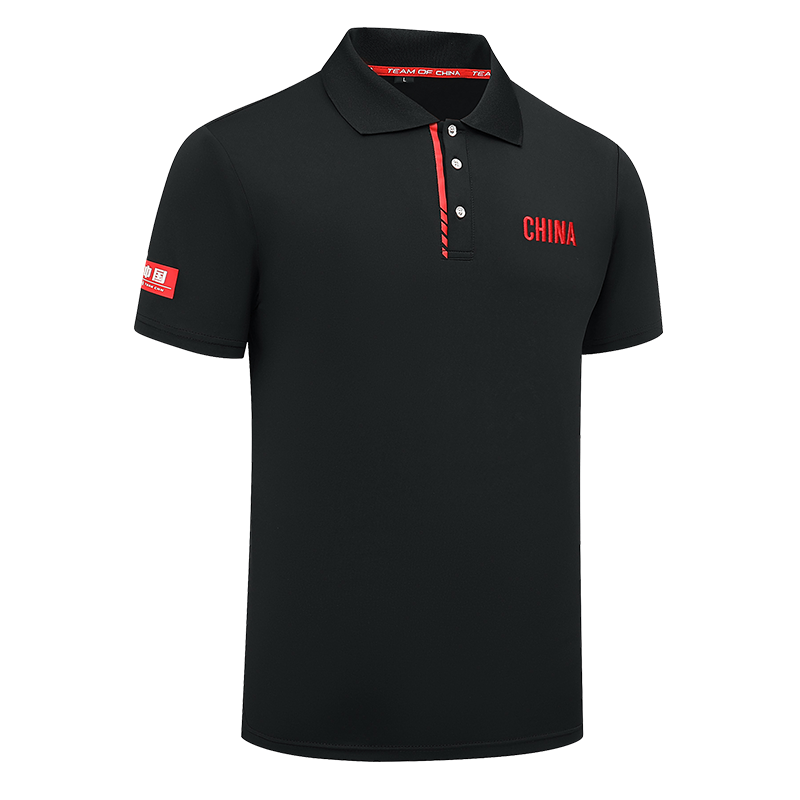 夏中国国家队t恤运动短袖速干POLO衫武术游泳教练半袖训练服定制