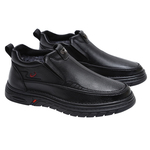 爸爸棉鞋男冬季加绒加厚保暖防滑软底老人鞋中老年男士老北京棉鞋