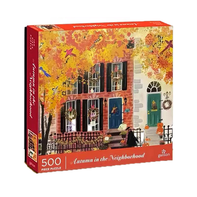 官方正版galison邻里之秋拼图