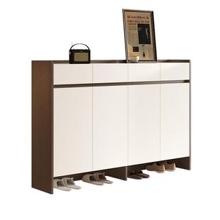 帕美迪鞋柜家用门口玄关实用收纳一体靠墙木柜子入户储物柜子定制