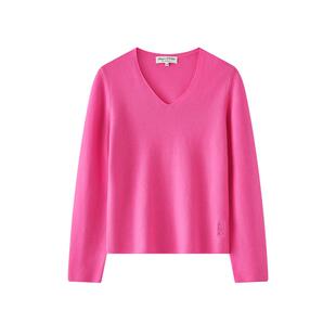 【自营】Marc O'Polo【品牌经典系列】V领纯棉宽松女装内搭针织衫