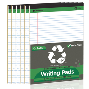 凯萨Kaisa拍纸本 Writing Pads凯撒加厚本子记单词本A4笔记本薄纸米黄色横线考研好物文具可撕高颜值A5草稿本