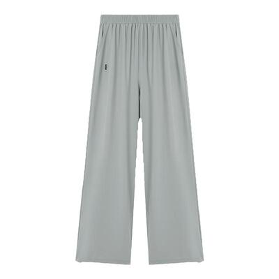 一裤两穿修饰腿型冰丝防晒裤