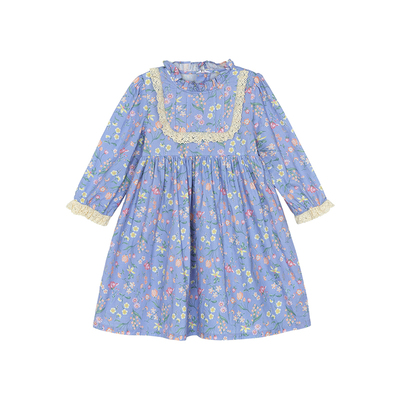 小O宝Okids童装女宝宝连衣裙碎花