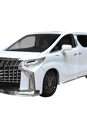 带钥匙合金丰田埃尔法模型汽车