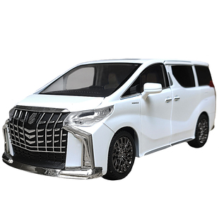 合金带钥匙丰田埃尔法仿真商务车汽车模型儿童遥控玩具男孩阿尔法