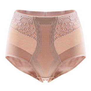 纯棉收腹内裤女强力收复提臀产后修身塑形收小肚子中腰无痕三角裤