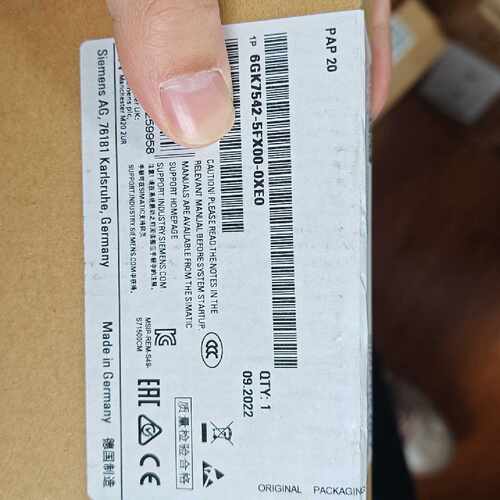 6gk7542-5fx00-0xe0   西门子模块，全新原