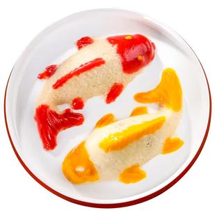 八宝饭鱼形年年有鱼喜庆八宝饭拉丝麻薯豆沙八宝鱼软糯香甜团圆饭
