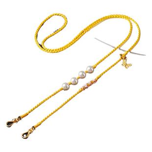 纯手工编织国风锦鲤锁挂绳新中式桃花结吊坠配绳罗盘天子门生配链