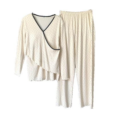 孕妇睡衣自带胸垫哺乳衣外出辣妈