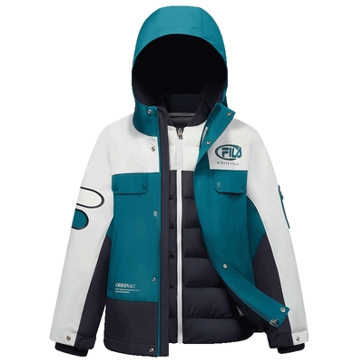 FILA斐乐大童梭织羽绒两件套