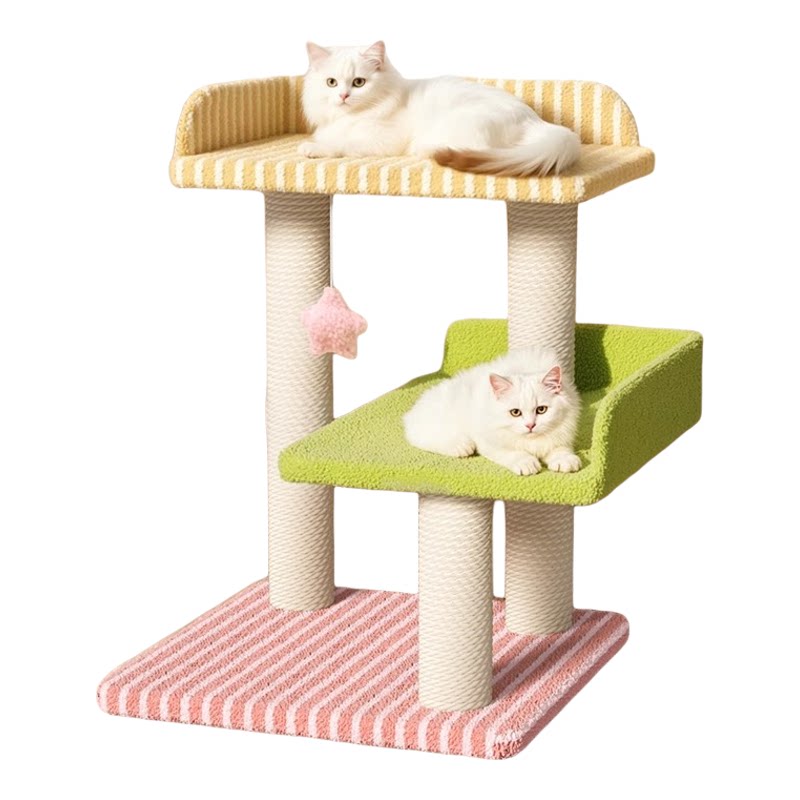 半亩猫毛猫爬架猫窝一体不占地